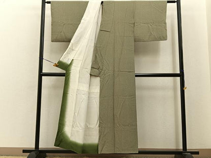 平和屋着物■江戸小紋　花菱文　正絹　逸品　BAAY6601hj