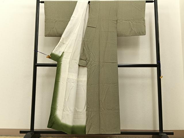 平和屋着物■江戸小紋　花菱文　正絹　逸品　BAAY6601hj