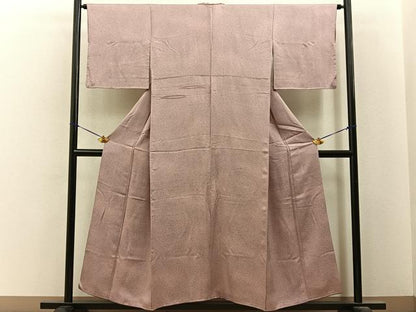 平和屋着物■上質な小紋　氷割れ文様　正絹　逸品　BAAY6615hj