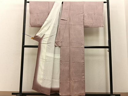 平和屋着物■上質な小紋　氷割れ文様　正絹　逸品　BAAY6615hj