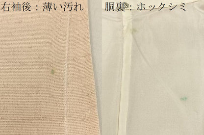 平和屋着物■訪問着　紬地　重ね山文　正絹　逸品　未使用　BAAY6630hj