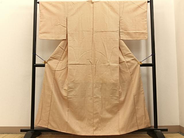 平和屋着物■上質な紬　十字絣　正絹　逸品　未使用　BAAY6634hj