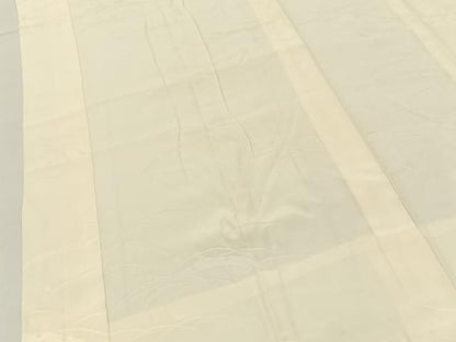 平和屋着物■長襦袢　無双仕立て　雪芝地紋　正絹　逸品　BAAY6652hj