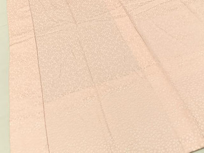平和屋着物■長襦袢　無双仕立て　舞桜地紋　正絹　逸品　BAAY6655hj