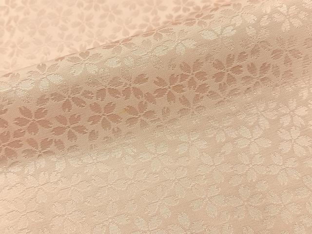 平和屋着物■長襦袢　無双仕立て　舞桜地紋　正絹　逸品　BAAY6655hj