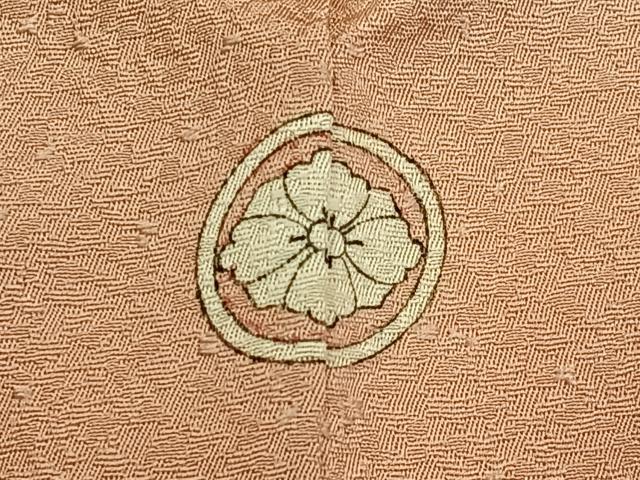 平和屋着物■本草木染作家　圓啓　小紋　霞文　暈し染め　正絹　逸品　BAAY6667hj