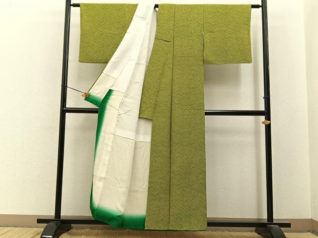平和屋着物■江戸小紋　花　正絹　逸品　BAAY6673hj