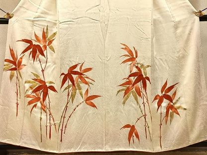 平和屋着物■訪問着　笹竹文　金彩　高島屋扱い　正絹　逸品　BAAY6675hj