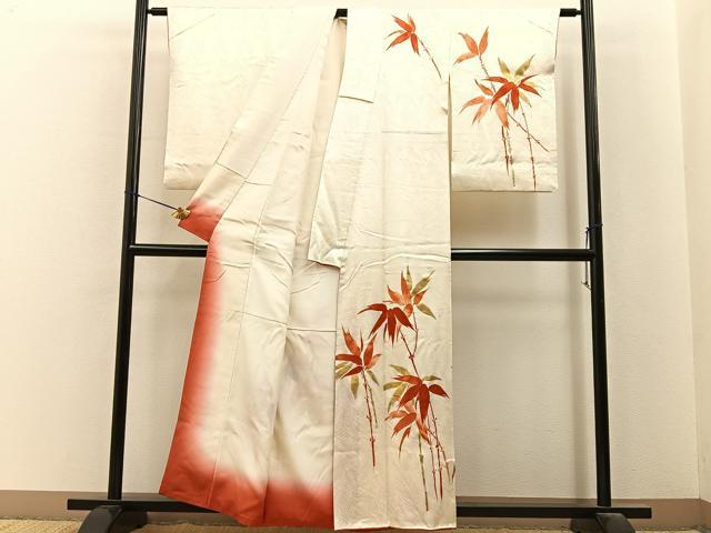平和屋着物■訪問着　笹竹文　金彩　高島屋扱い　正絹　逸品　BAAY6675hj