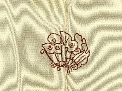 平和屋着物■訪問着　駒刺繍　エ霞花文　金彩　正絹　逸品　BAAY6678hj