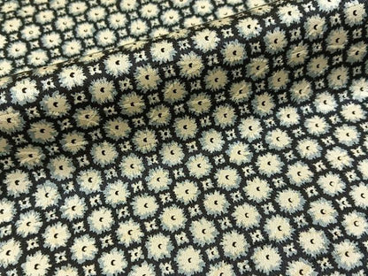 平和屋着物■上質な小紋　花　正絹　逸品　BAAY6685hj