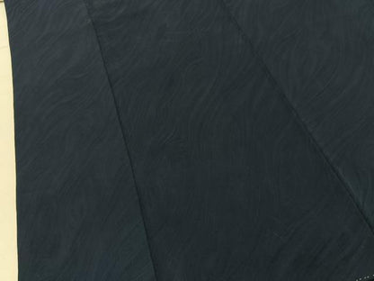 平和屋着物■上質な色無地　流水地紋　褐返色　正絹　逸品　BAAY6694hj