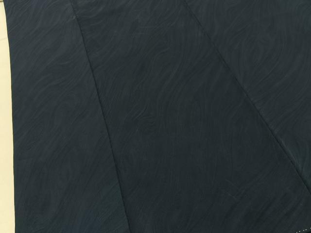 平和屋着物■上質な色無地　流水地紋　褐返色　正絹　逸品　BAAY6694hj