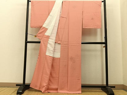 平和屋着物■中国三大刺繍　スワトウ刺繍　無地絵羽訪問着　宝相華　東雲色　正絹　逸品　未使用　BAAY6696hj