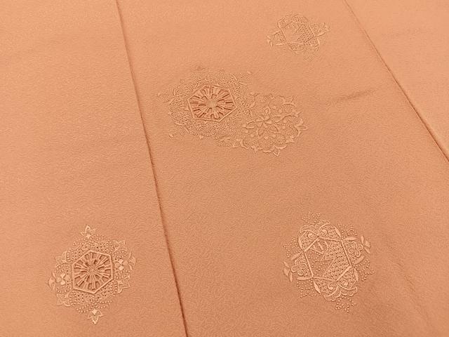 平和屋着物■中国三大刺繍　スワトウ刺繍　無地絵羽訪問着　宝相華　東雲色　正絹　逸品　未使用　BAAY6696hj