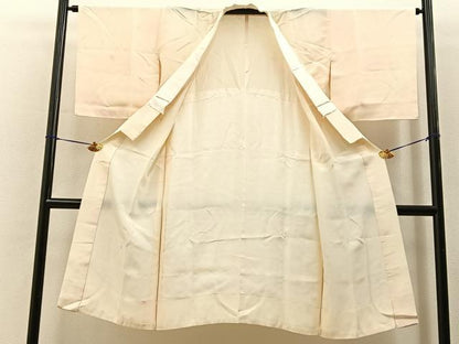 平和屋着物■長襦袢　無双仕立て　草花文　暈し染め　正絹　逸品　BAAY6699hj