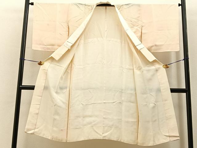 平和屋着物■長襦袢　無双仕立て　草花文　暈し染め　正絹　逸品　BAAY6699hj
