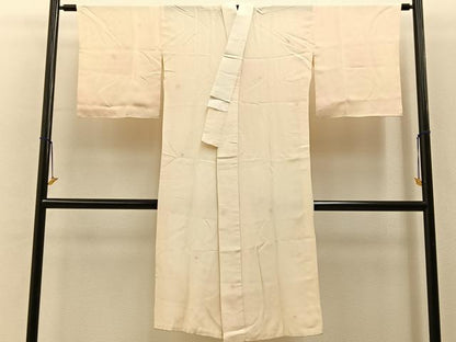 平和屋着物■長襦袢　無双仕立て　草花文　暈し染め　正絹　逸品　BAAY6699hj