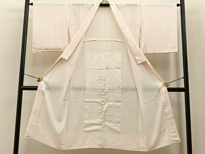 平和屋着物■長襦袢　無双仕立て　扇文　暈し染め　正絹　逸品　BAAY6702hj