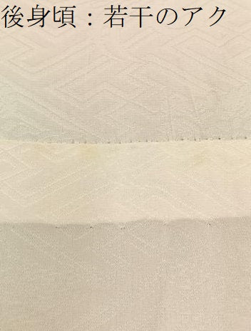 平和屋着物■長襦袢　無双仕立て　草花地紋　暈し染め　半衿刺繍　正絹　逸品　BAAY6705hj
