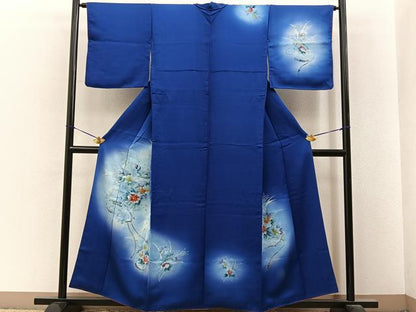 平和屋着物■訪問着　貝桶花文　暈し染め　金彩　正絹　逸品　BAAY6708hj