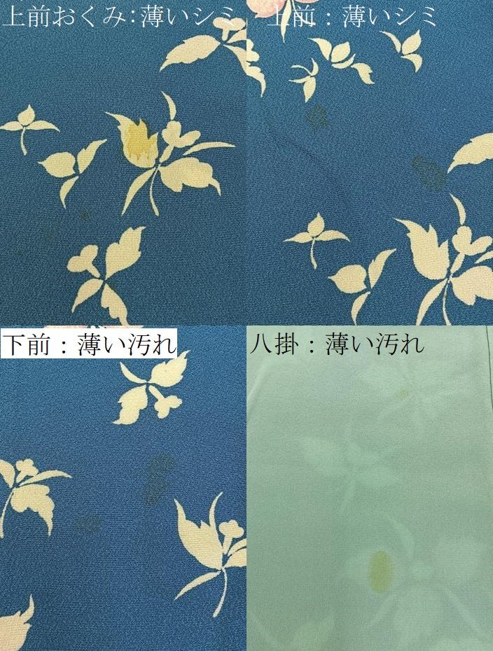 平和屋着物■上質な小紋　カトレア　正絹　逸品　BAAY6710hj