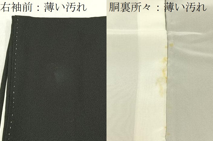 平和屋着物■豪華黒留袖　作家物　清水　金彩　正絹　逸品　BAAY6718hj