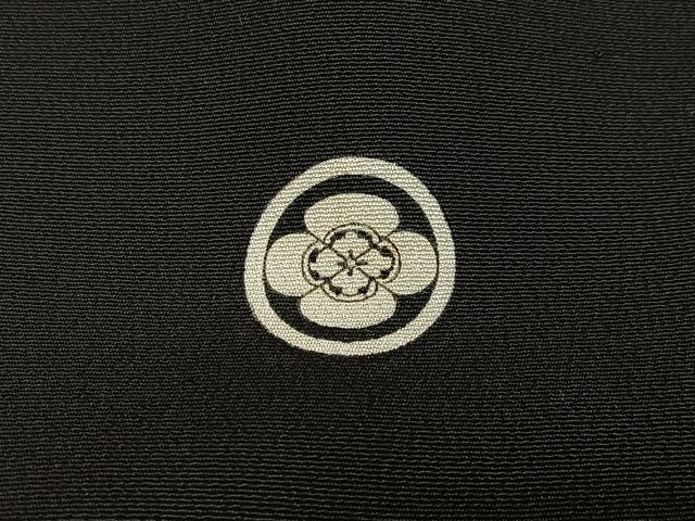 平和屋着物■豪華黒留袖　刺繍　樹林文　金彩　正絹　逸品　BAAY6719hj