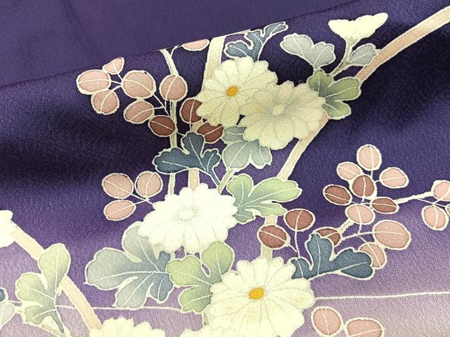 平和屋着物■訪問着　流水花文　暈し染め　正絹　逸品　BAAY6723hj