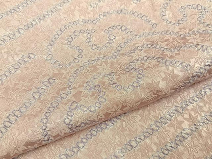 平和屋着物■上質な小紋　総絞り　竜田川文　正絹　逸品　未使用　BAAY6724hj