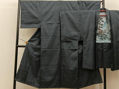 平和屋着物■男性　本場大島紬　アンサンブル　100亀甲　総詰め　正絹　逸品　未使用　BAAY6729hj