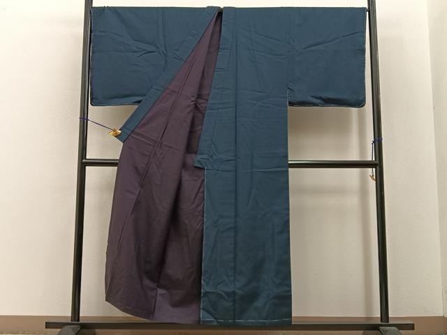平和屋着物■男性　紬　アンサンブル　100亀甲　総詰め　正絹　逸品　未使用　BAAY6730hj