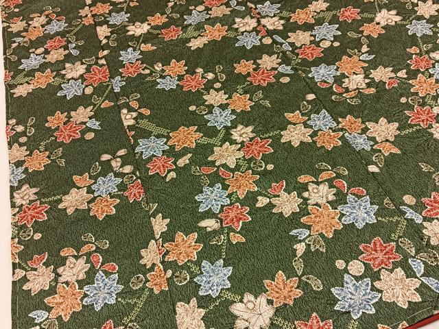 平和屋着物■上質な小紋　辻が花　絞り　正絹　逸品　未使用　BAAY6739hj