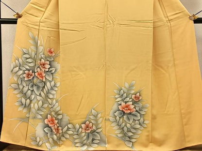 平和屋着物■訪問着　草花文　暈し染め　正絹　逸品　BAAY6740hj
