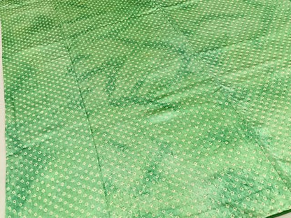 平和屋着物■上質な小紋　総絞り　暈し染め　正絹　逸品　BAAY6743hj