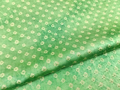平和屋着物■上質な小紋　総絞り　暈し染め　正絹　逸品　BAAY6743hj
