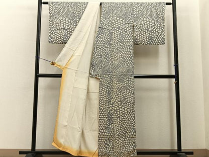 平和屋着物■訪問着　舞花文　正絹　逸品　BAAY6757hj