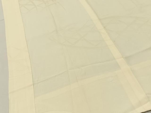 平和屋着物■長襦袢　無双仕立て　絞り　籬地紋　半衿刺繍　正絹　逸品　BAAY6761hj