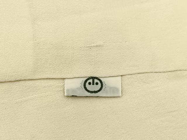平和屋着物■長襦袢　無双仕立て　流水草花地紋　小田急百貨店扱い　正絹　逸品　BAAY6765hj