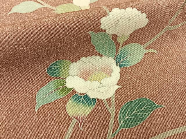 平和屋着物■訪問着　友禅　枝花文　暈し染め　正絹　逸品　BAAY6769hj