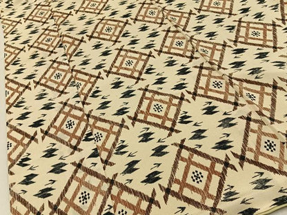平和屋着物■上質な小紋　吉祥文　鬼しぼ縮緬　正絹　逸品　BAAY6782hj