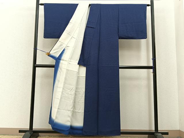 平和屋着物■上質な小紋　芝草文　正絹　逸品　BAAY6791hj