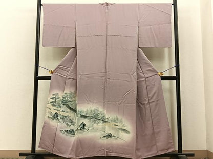 平和屋着物●豪華色留袖　地紋起こし　竜安寺　暈し染め　正絹　逸品　BAAY6797hj