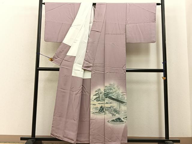 平和屋着物●豪華色留袖　地紋起こし　竜安寺　暈し染め　正絹　逸品　BAAY6797hj