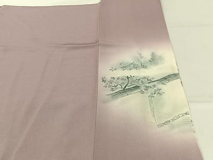 平和屋着物●豪華色留袖　地紋起こし　竜安寺　暈し染め　正絹　逸品　BAAY6797hj