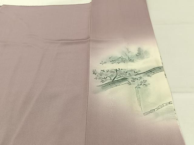 平和屋着物●豪華色留袖　地紋起こし　竜安寺　暈し染め　正絹　逸品　BAAY6797hj
