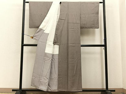 平和屋着物■江戸小紋　作家物　草木染　鮫小紋柄　正絹　逸品　BAAY6798hj