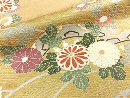 平和屋着物■訪問着　御所車花文　暈し染め　正絹　逸品　BAAY6803hj
