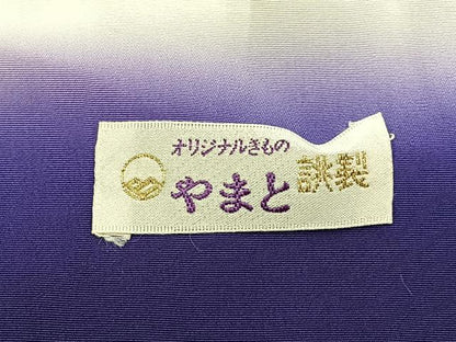 平和屋着物■上質な小紋　琴　草花文　金彩　やまと誂製　正絹　逸品　BAAY6805hj
