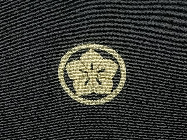 平和屋着物■豪華黒留袖　総刺繍　松に尾長鶏　金糸　正絹　逸品　BAAY6813hj